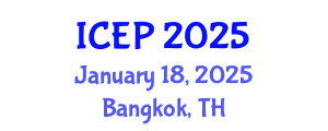 International Conference on Environment Protection (ICEP) January 18, 2025 - Bangkok, Thailand