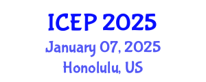 International Conference on Environment Protection (ICEP) January 07, 2025 - Honolulu, United States