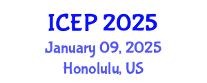 International Conference on Environment Protection (ICEP) January 09, 2025 - Honolulu, United States