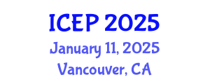 International Conference on Environment Protection (ICEP) January 11, 2025 - Vancouver, Canada
