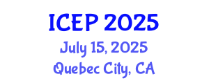 International Conference on Environment Protection (ICEP) July 15, 2025 - Quebec City, Canada