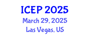 International Conference on Environment Protection (ICEP) March 29, 2025 - Las Vegas, United States