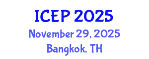 International Conference on Environment Protection (ICEP) November 29, 2025 - Bangkok, Thailand