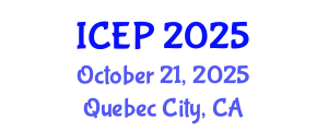 International Conference on Environment Protection (ICEP) October 21, 2025 - Quebec City, Canada