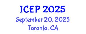 International Conference on Environment Protection (ICEP) September 20, 2025 - Toronto, Canada