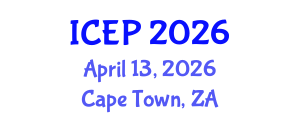 International Conference on Environment Protection (ICEP) April 13, 2026 - Cape Town, South Africa International Conference on Environment Protection (ICEP) April 13, 2026 - Cape Town, South Africa
