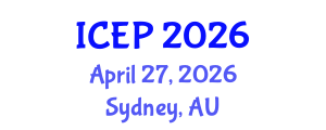 International Conference on Environment Protection (ICEP) April 27, 2026 - Sydney, Australia International Conference on Environment Protection (ICEP) April 27, 2026 - Sydney, Australia