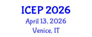 International Conference on Environment Protection (ICEP) April 13, 2026 - Venice, Italy International Conference on Environment Protection (ICEP) April 13, 2026 - Venice, Italy