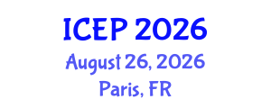 International Conference on Environment Protection (ICEP) August 26, 2026 - Paris, France International Conference on Environment Protection (ICEP) August 26, 2026 - Paris, France