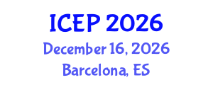 International Conference on Environment Protection (ICEP) December 16, 2026 - Barcelona, Spain International Conference on Environment Protection (ICEP) December 16, 2026 - Barcelona, Spain
