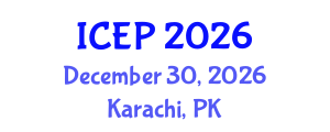International Conference on Environment Protection (ICEP) December 30, 2026 - Karachi, Pakistan International Conference on Environment Protection (ICEP) December 30, 2026 - Karachi, Pakistan