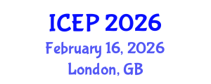 International Conference on Environment Protection (ICEP) February 16, 2026 - London, United Kingdom International Conference on Environment Protection (ICEP) February 16, 2026 - London, United Kingdom