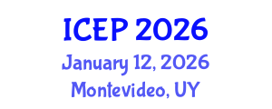 International Conference on Environment Protection (ICEP) January 12, 2026 - Montevideo, Uruguay International Conference on Environment Protection (ICEP) January 12, 2026 - Montevideo, Uruguay