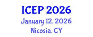International Conference on Environment Protection (ICEP) January 12, 2026 - Nicosia, Cyprus International Conference on Environment Protection (ICEP) January 12, 2026 - Nicosia, Cyprus