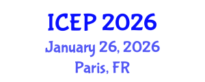 International Conference on Environment Protection (ICEP) January 26, 2026 - Paris, France International Conference on Environment Protection (ICEP) January 26, 2026 - Paris, France