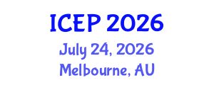 International Conference on Environment Protection (ICEP) July 24, 2026 - Melbourne, Australia International Conference on Environment Protection (ICEP) July 24, 2026 - Melbourne, Australia