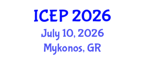 International Conference on Environment Protection (ICEP) July 10, 2026 - Mykonos, Greece International Conference on Environment Protection (ICEP) July 10, 2026 - Mykonos, Greece
