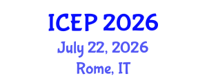 International Conference on Environment Protection (ICEP) July 22, 2026 - Rome, Italy International Conference on Environment Protection (ICEP) July 22, 2026 - Rome, Italy