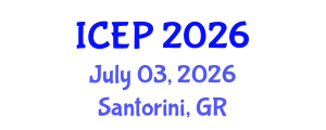 International Conference on Environment Protection (ICEP) July 03, 2026 - Santorini, Greece International Conference on Environment Protection (ICEP) July 03, 2026 - Santorini, Greece