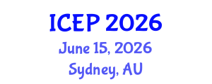 International Conference on Environment Protection (ICEP) June 15, 2026 - Sydney, Australia International Conference on Environment Protection (ICEP) June 15, 2026 - Sydney, Australia