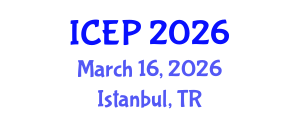 International Conference on Environment Protection (ICEP) March 16, 2026 - Istanbul, Turkey International Conference on Environment Protection (ICEP) March 16, 2026 - Istanbul, Turkey