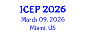 International Conference on Environment Protection (ICEP) March 09, 2026 - Miami, United States International Conference on Environment Protection (ICEP) March 09, 2026 - Miami, United States