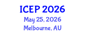 International Conference on Environment Protection (ICEP) May 25, 2026 - Melbourne, Australia International Conference on Environment Protection (ICEP) May 25, 2026 - Melbourne, Australia