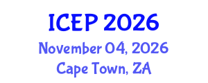 International Conference on Environment Protection (ICEP) November 04, 2026 - Cape Town, South Africa International Conference on Environment Protection (ICEP) November 04, 2026 - Cape Town, South Africa