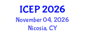 International Conference on Environment Protection (ICEP) November 04, 2026 - Nicosia, Cyprus International Conference on Environment Protection (ICEP) November 04, 2026 - Nicosia, Cyprus