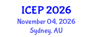 International Conference on Environment Protection (ICEP) November 04, 2026 - Sydney, Australia International Conference on Environment Protection (ICEP) November 04, 2026 - Sydney, Australia