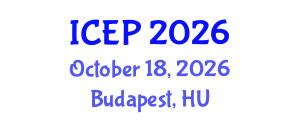 International Conference on Environment Protection (ICEP) October 18, 2026 - Budapest, Hungary International Conference on Environment Protection (ICEP) October 18, 2026 - Budapest, Hungary