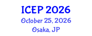 International Conference on Environment Protection (ICEP) October 25, 2026 - Osaka, Japan International Conference on Environment Protection (ICEP) October 25, 2026 - Osaka, Japan