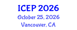 International Conference on Environment Protection (ICEP) October 25, 2026 - Vancouver, Canada International Conference on Environment Protection (ICEP) October 25, 2026 - Vancouver, Canada