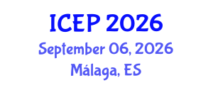 International Conference on Environment Protection (ICEP) September 06, 2026 - Málaga, Spain International Conference on Environment Protection (ICEP) September 06, 2026 - Málaga, Spain