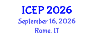 International Conference on Environment Protection (ICEP) September 16, 2026 - Rome, Italy International Conference on Environment Protection (ICEP) September 16, 2026 - Rome, Italy
