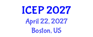 International Conference on Environment Protection (ICEP) April 22, 2027 - Boston, United States International Conference on Environment Protection (ICEP) April 22, 2027 - Boston, United States