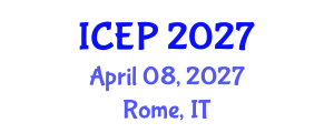 International Conference on Environment Protection (ICEP) April 08, 2027 - Rome, Italy International Conference on Environment Protection (ICEP) April 08, 2027 - Rome, Italy