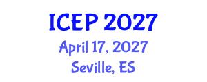 International Conference on Environment Protection (ICEP) April 17, 2027 - Seville, Spain International Conference on Environment Protection (ICEP) April 17, 2027 - Seville, Spain