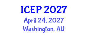 International Conference on Environment Protection (ICEP) April 24, 2027 - Washington, Australia International Conference on Environment Protection (ICEP) April 24, 2027 - Washington, Australia