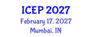 International Conference on Environment Protection (ICEP) February 17, 2027 - Mumbai, India International Conference on Environment Protection (ICEP) February 17, 2027 - Mumbai, India