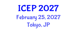 International Conference on Environment Protection (ICEP) February 25, 2027 - Tokyo, Japan International Conference on Environment Protection (ICEP) February 25, 2027 - Tokyo, Japan