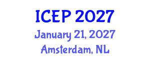 International Conference on Environment Protection (ICEP) January 21, 2027 - Amsterdam, Netherlands International Conference on Environment Protection (ICEP) January 21, 2027 - Amsterdam, Netherlands
