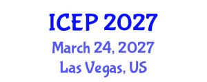 International Conference on Environment Protection (ICEP) March 24, 2027 - Las Vegas, United States International Conference on Environment Protection (ICEP) March 24, 2027 - Las Vegas, United States