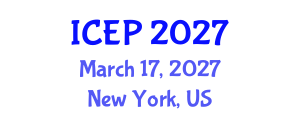 International Conference on Environment Protection (ICEP) March 17, 2027 - New York, United States International Conference on Environment Protection (ICEP) March 17, 2027 - New York, United States