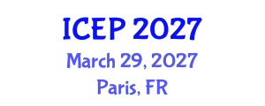 International Conference on Environment Protection (ICEP) March 29, 2027 - Paris, France International Conference on Environment Protection (ICEP) March 29, 2027 - Paris, France