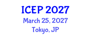 International Conference on Environment Protection (ICEP) March 25, 2027 - Tokyo, Japan International Conference on Environment Protection (ICEP) March 25, 2027 - Tokyo, Japan