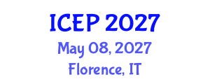 International Conference on Environment Protection (ICEP) May 08, 2027 - Florence, Italy International Conference on Environment Protection (ICEP) May 08, 2027 - Florence, Italy