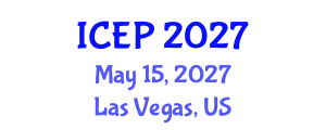 International Conference on Environment Protection (ICEP) May 15, 2027 - Las Vegas, United States