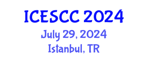 International Conference on Environment, Sustainability and Climate Change (ICESCC) July 29, 2024 - Istanbul, Turkey