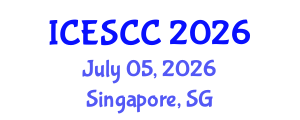 International Conference on Environment, Sustainability and Climate Change (ICESCC) July 05, 2026 - Singapore, Singapore